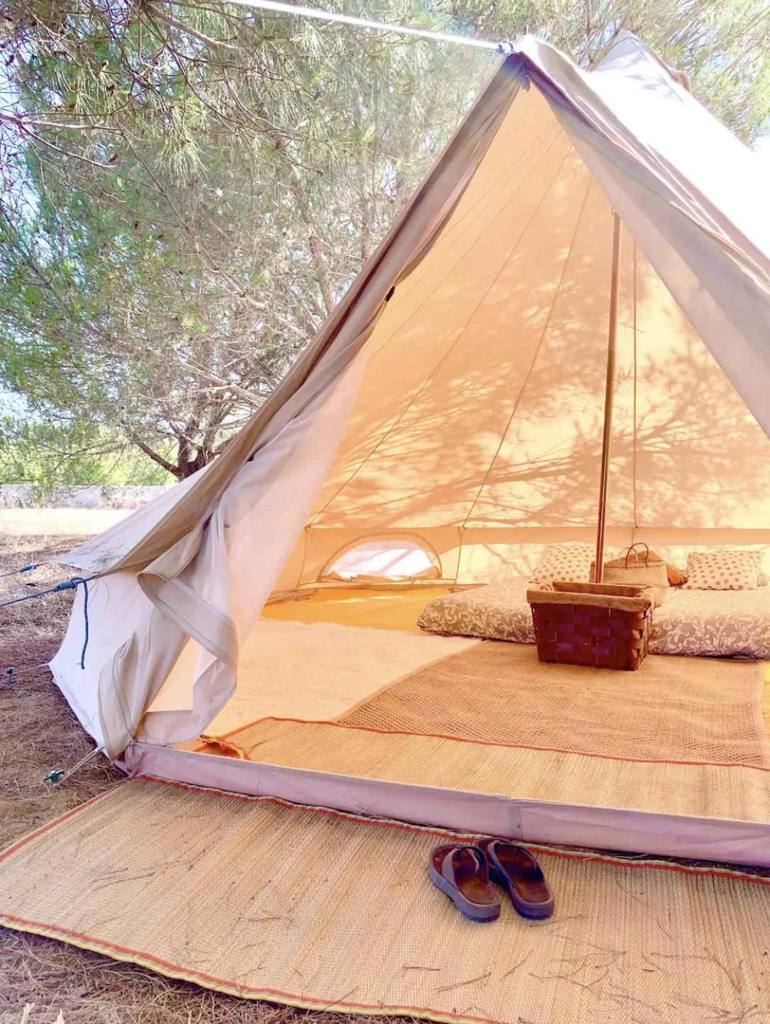 Glamping On Organic Yoga Farm With Natural Swimming Pool Near Beach Moncarapacho Kültér fotó