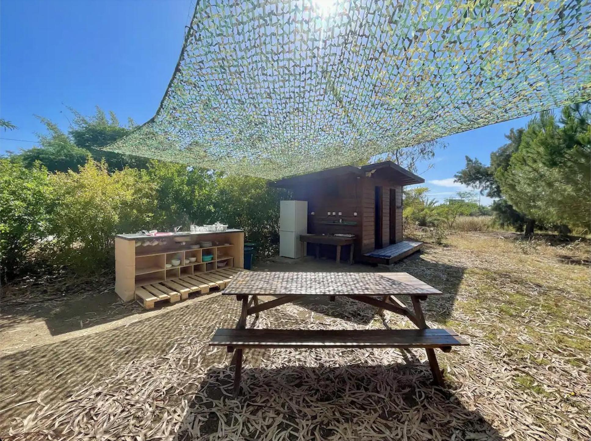 Glamping On Organic Yoga Farm With Natural Swimming Pool Near Beach Moncarapacho Kültér fotó