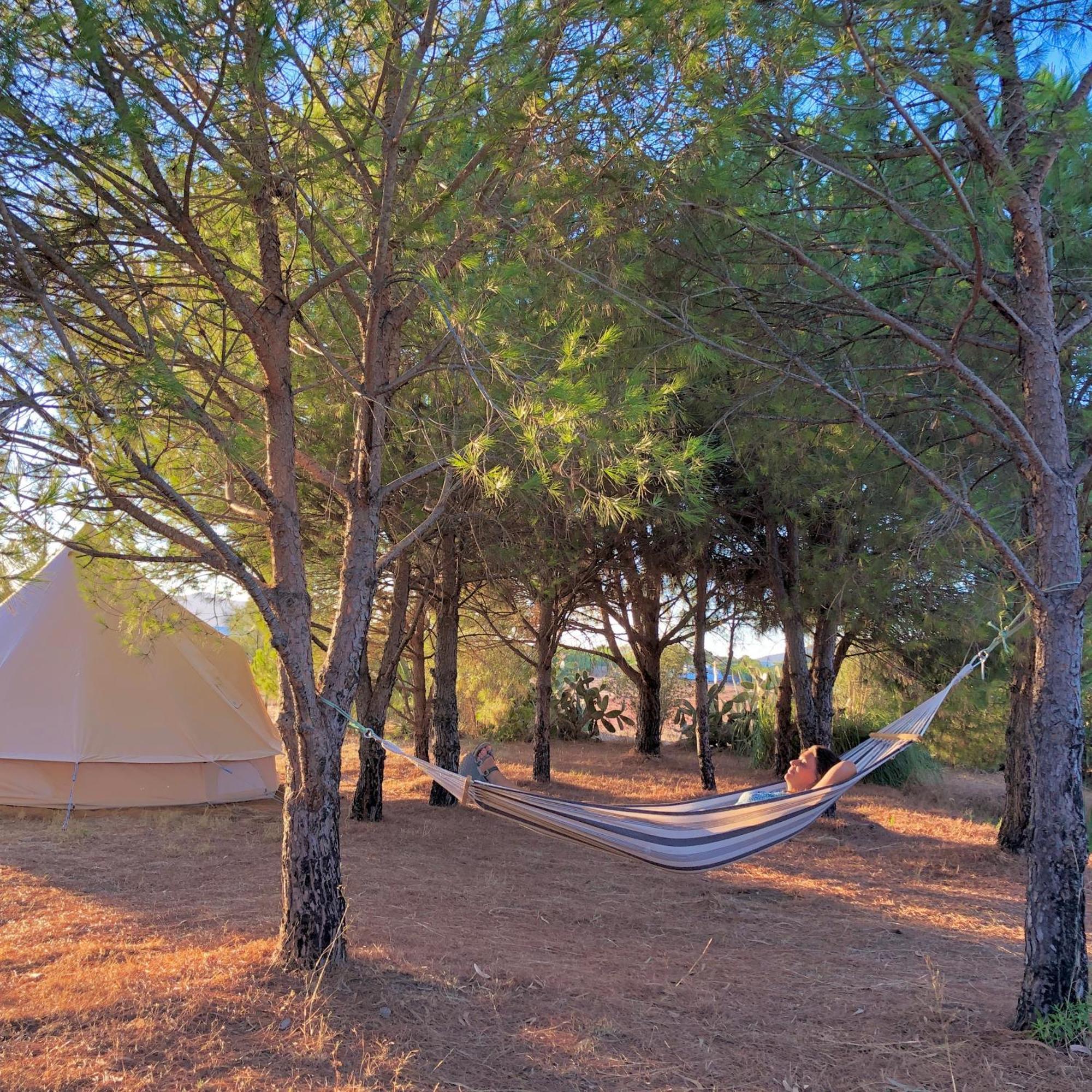 Glamping On Organic Yoga Farm With Natural Swimming Pool Near Beach Moncarapacho Kültér fotó